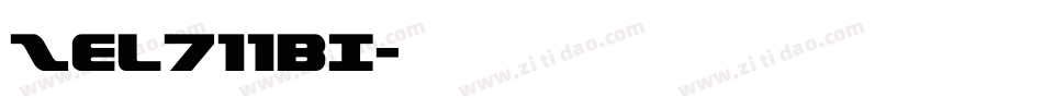 ZEL711BI字体转换