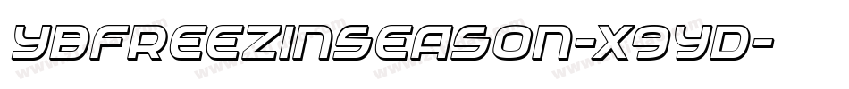 Ybfreezinseason-X9yd字体转换