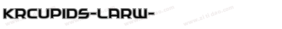 KrCupids-LArW字体转换