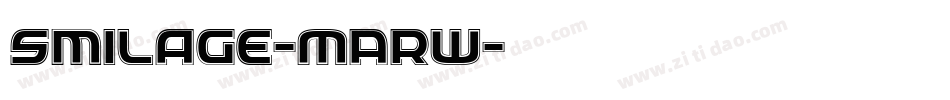 Smilage-MArw字体转换