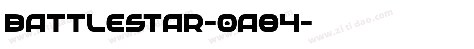 Battlestar-0a84字体转换