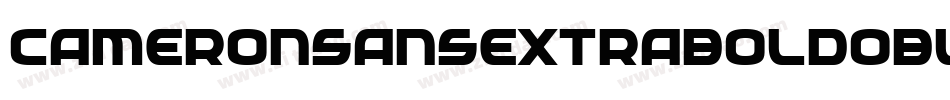 Cameronsansextraboldoblique-rK0A字体转换