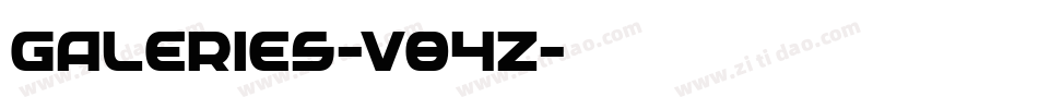 Galeries-V84z字体转换