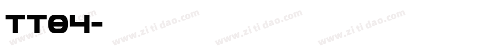 TT84字体转换