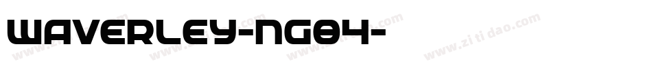 Waverley-ng84字体转换