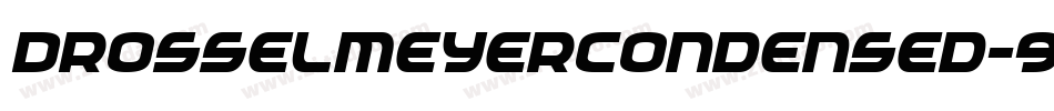 DrosselmeyerCondensed-9Oan字体转换