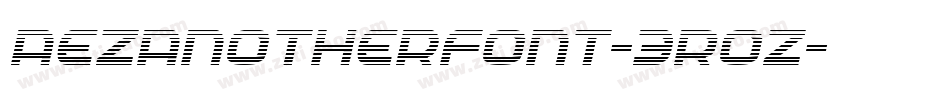 AezAnotherFont-3Roz字体转换