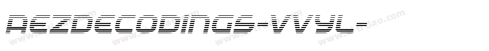 AezDecoDings-vvyL字体转换