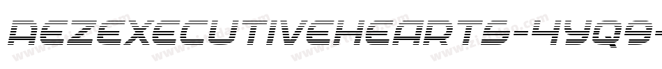 AezExecutiveHearts-4yq9字体转换