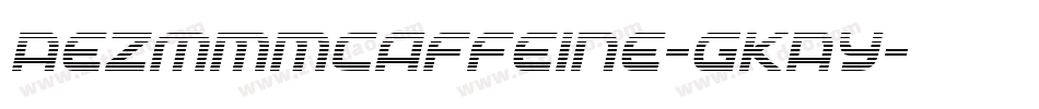 AezMmmCaffeine-GKAy字体转换