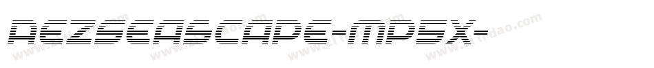 AezSeascape-Mp5x字体转换