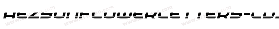 AezSunflowerLetters-ldJ0字体转换