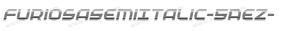 FuriosaSemiItalic-5AeZ字体转换