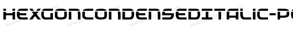 HexgonCondensedItalic-Pejr字体转换