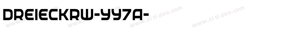 DreieckRw-Yy7a字体转换