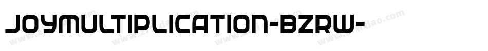 JoyMultiplication-BZRw字体转换