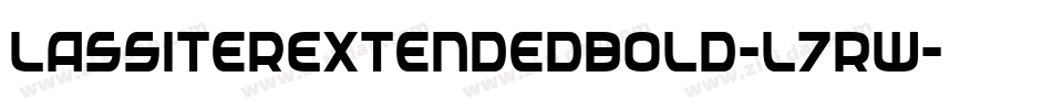 LassiterExtendedBold-l7Rw字体转换