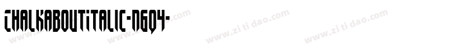 ChalkaboutItalic-n6q4字体转换