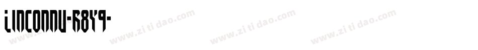 Linconnu-r8Y9字体转换