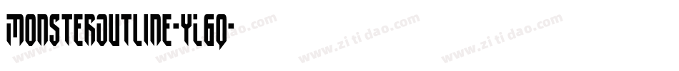 MonsterOutline-yL6q字体转换