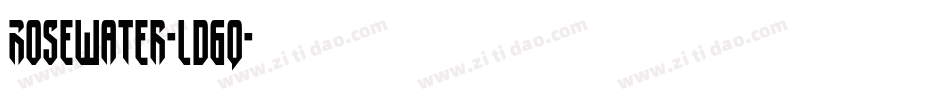 Rosewater-ld6q字体转换