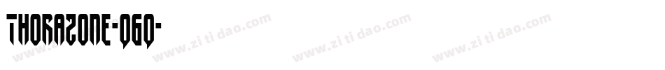 Thorazone-q6q字体转换