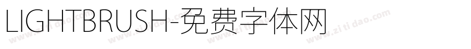 LIGHTBRUSH字体转换