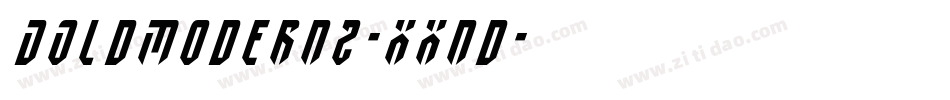 DOldModern2-XXnd字体转换 DOldModern2-XXnd字体转换
