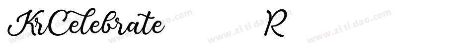 KrCelebrate2002-R073字体转换