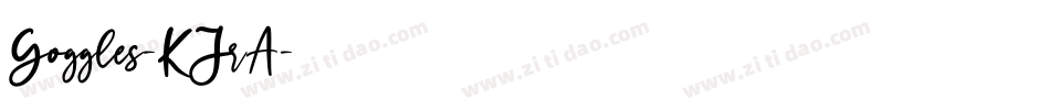 Goggles-KJrA字体转换