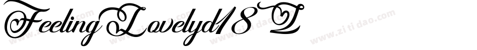 FeelingLovely-d18Z字体转换