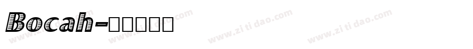 Bocah字体转换