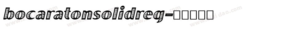 bocaratonsolidreg字体转换