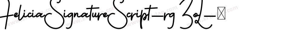 FeliciaSignatureScript-rg3oL字体转换