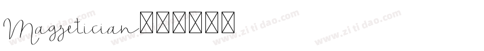 Magzetician字体转换