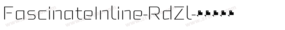 FascinateInline-RdZl字体转换