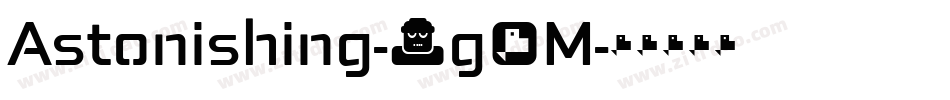 Astonishing-3g6M字体转换