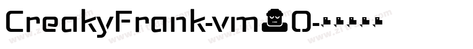 CreakyFrank-vm3O字体转换 CreakyFrank-vm3O字体转换