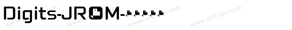 Digits-JR6M字体转换
