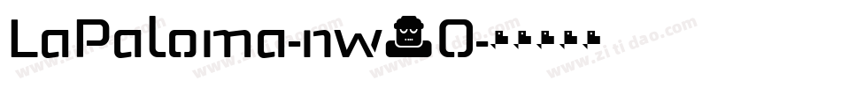 LaPaloma-nw3O字体转换