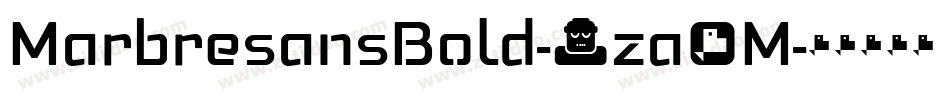 MarbresansBold-3za6M字体转换