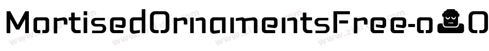 MortisedOrnamentsFree-o3O4字体转换