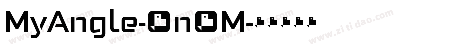 MyAngle-8n6M字体转换