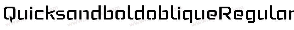 QuicksandboldobliqueRegular-XE3o字体转换