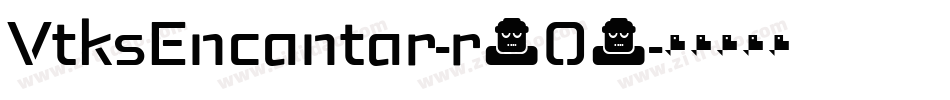 VtksEncantar-r3O7字体转换