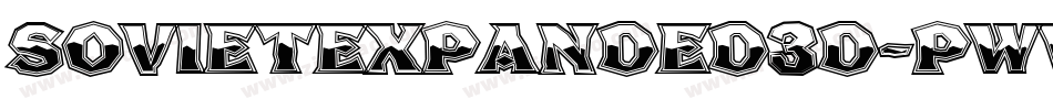 SovietExpanded3D-PWwx字体转换