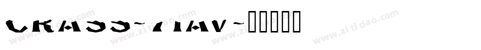Crass-71AV字体转换