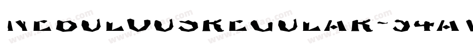 NebulousRegular-54aV字体转换