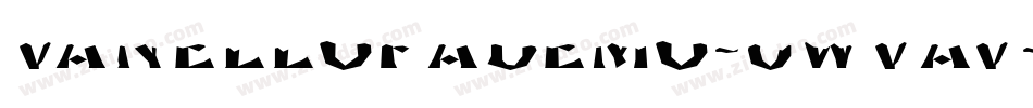 VanellofaDemo-0WvAv字体转换