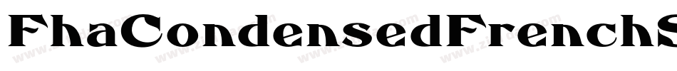 FhaCondensedFrenchShadeNc-3W0z字体转换